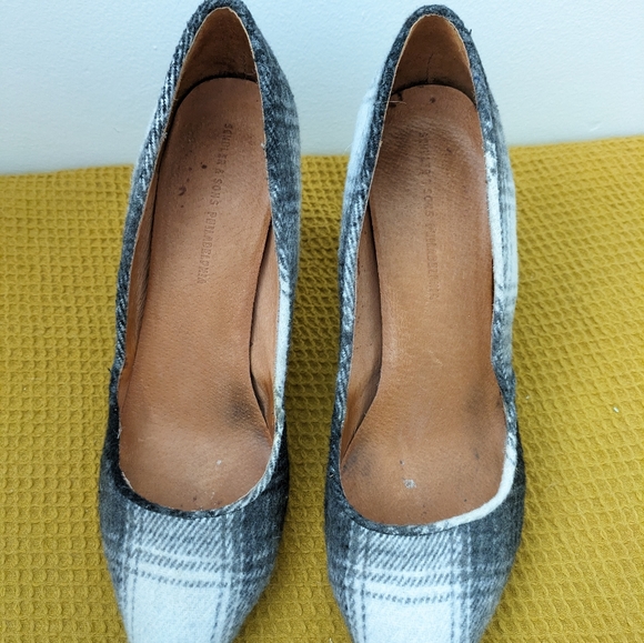 Schuler & Sons Tartan Pumps Anthropologie sz7 EUC - Picture 7 of 10